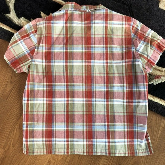 Cabin Creek | Tops | Cabin Creek Button Down Plaid Short Sleeve Shirt L ...